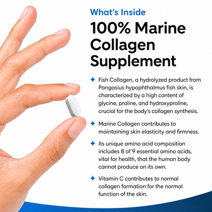 100% Marine Collagen — High Strength Complex | 60 Capsules